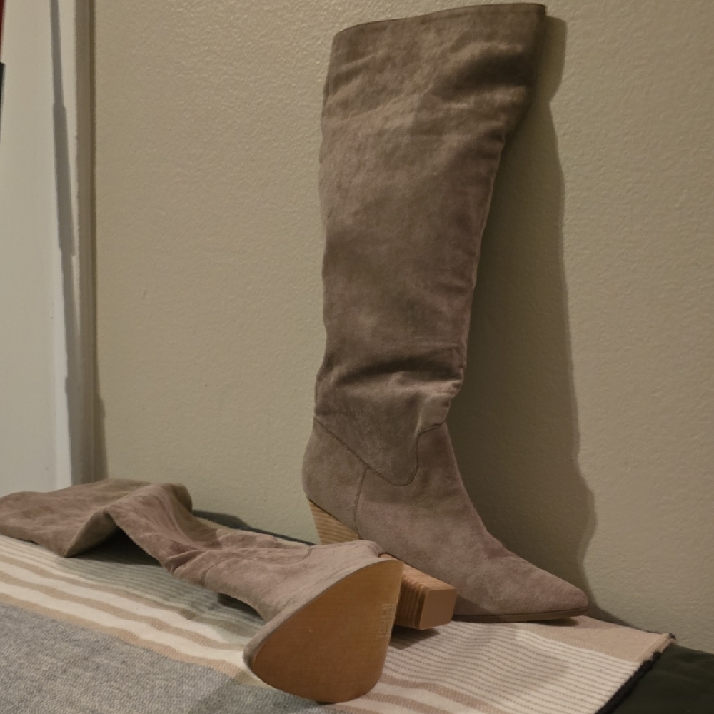 Mi.iM Taupe Over the Knee Boots